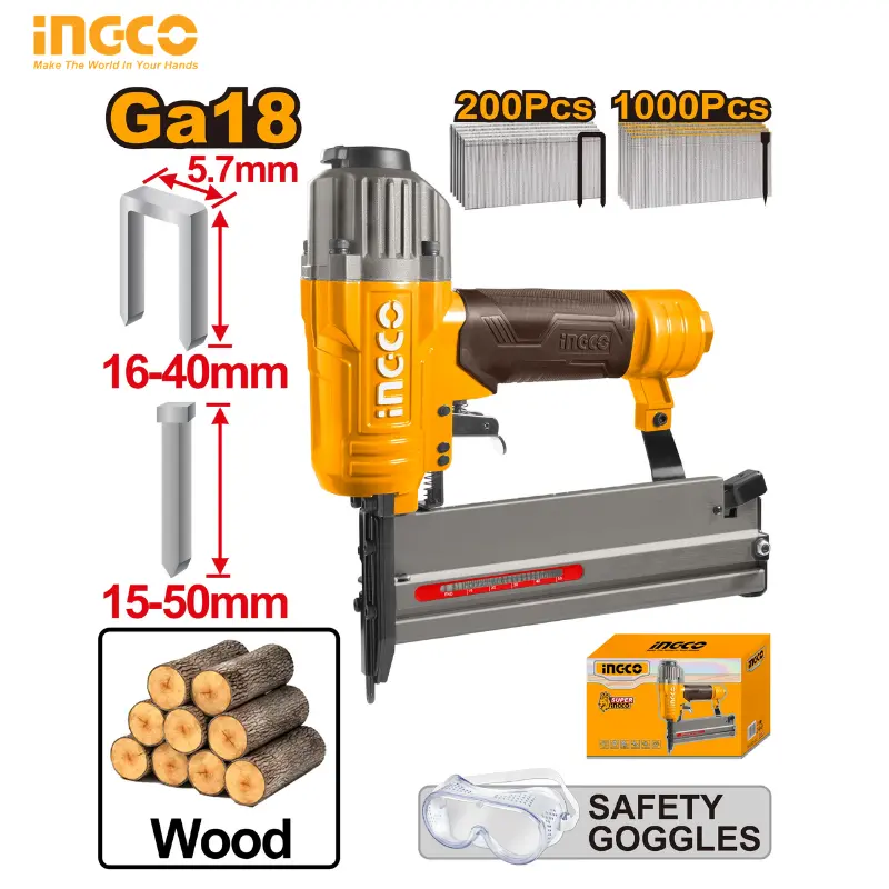 AGRAFEUSE PNEUMATIQUE 2 EN 1 INGCO ACN50401 - 1