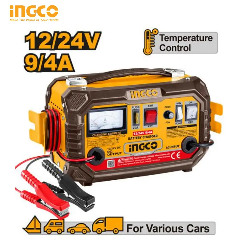 CHARGEUR BATTERIE 12V/24V INGCO ING-CB1601 - 1