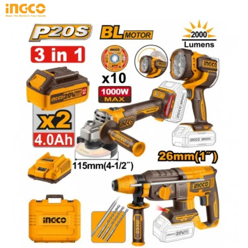 CORDLESS 3 PCS COMBO KIT COSLI250183 - 1