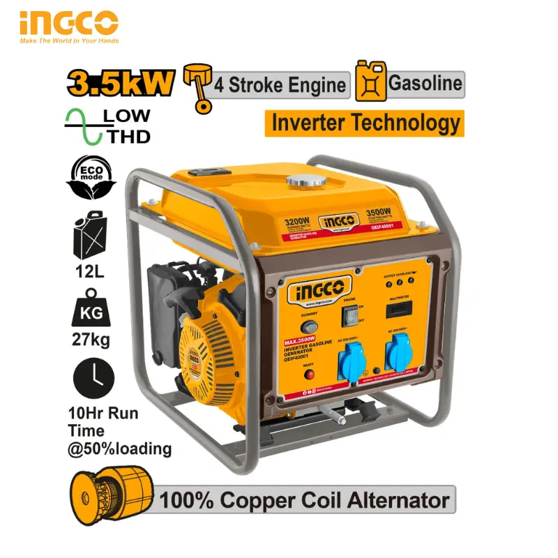 GROUPE ELECTROGENE INGCO 3500W GEIF40006 - Image 1