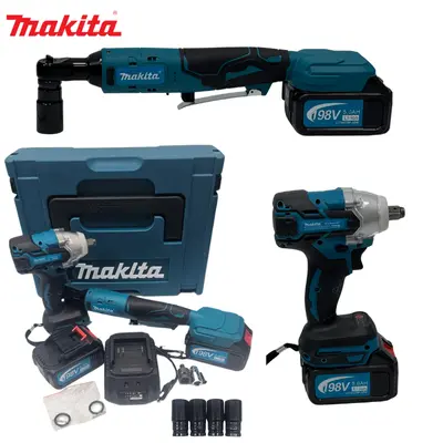 PACK 2 CLE A CHOC MAKITA 300N.M AVEC 2 BATTERIES 198V MMT11-12  - 1