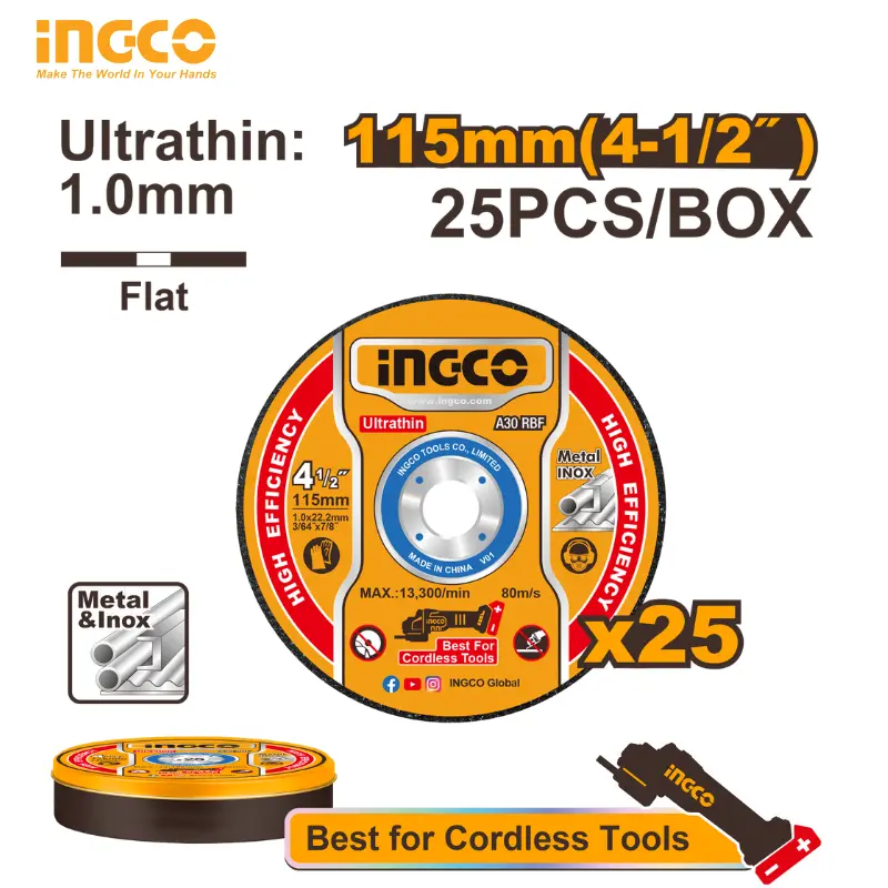 ULTRA-THIN METAL CUTTING DISC SET MCD11011525 - 1