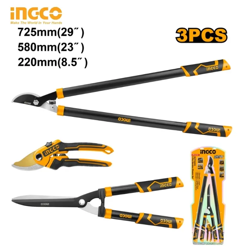 CISAILLES DE JARDIN 3PCS INGCO HLT76033 - 1