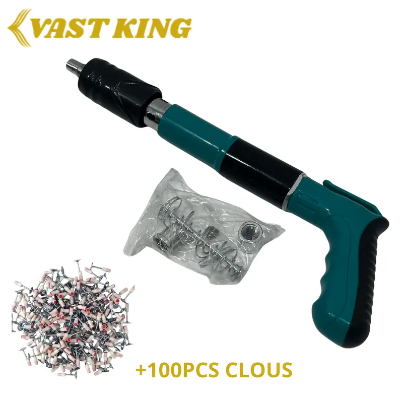 PISTOLET À CHOC VAST KING SANS COFFRET 100PCS CLOU GRATUITE MMT11-7  - 1